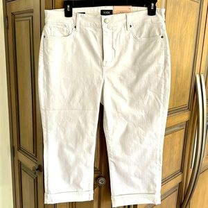 NYDJ White Jean Capris